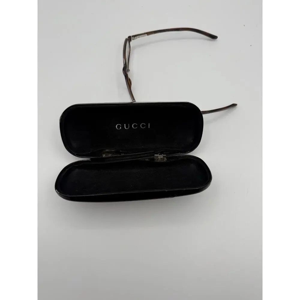 Gucci GG 1416 5T8 Tortoise Purple Eyeglasses Frames Glasses 130 Italy With Case